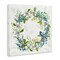 Stupell Industries Dogwood Wreath & Bluebirds Canvas Wall Art Design by Nan